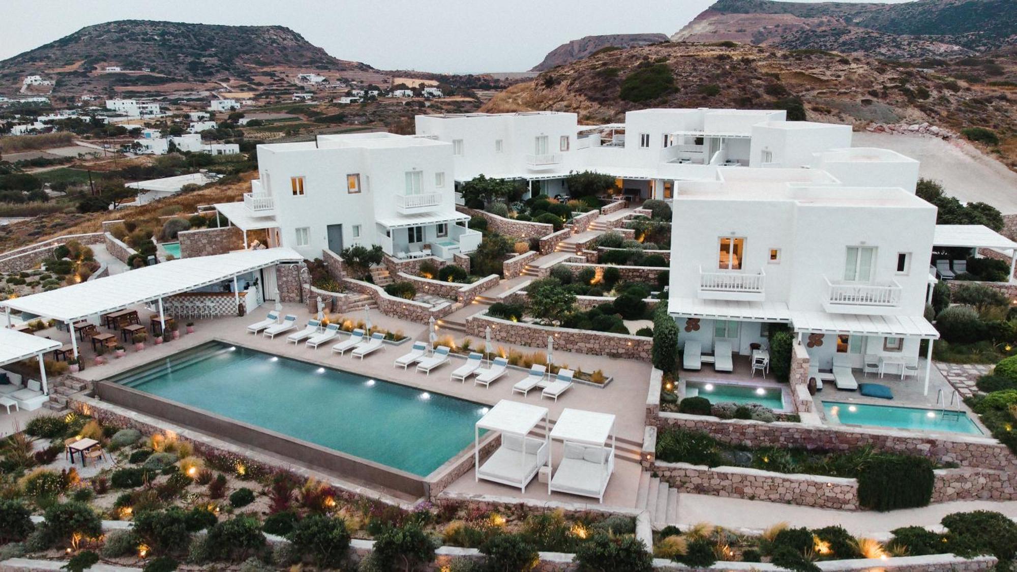 פולוניה Milos Breeze Boutique Hotel מראה חיצוני תמונה